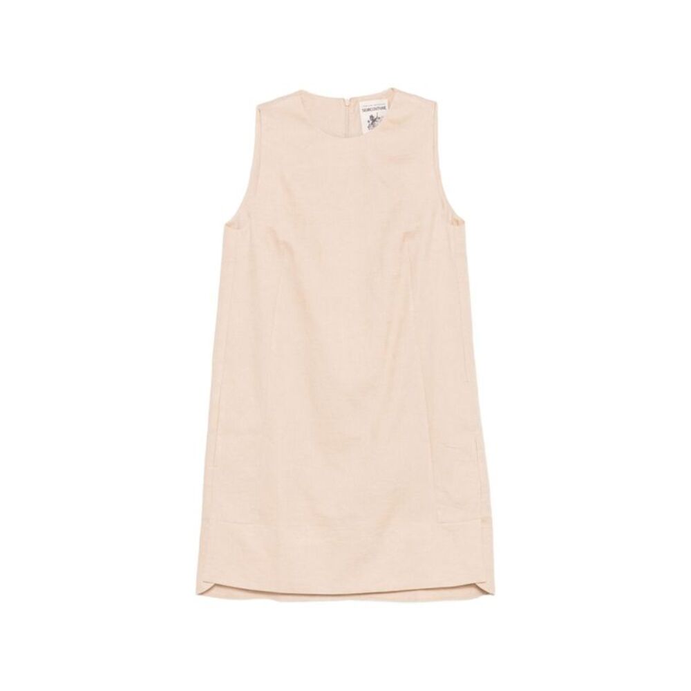 Semicouture Women Sheena Linen Mini Dress